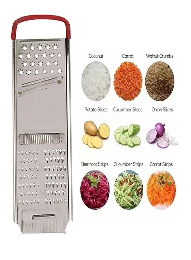 Oc9 Stainless Steel Potato Chipser/Slicer/Cheese Grater/Coconut Grater/Fruits/Vegetable for Kitchen - Image 4